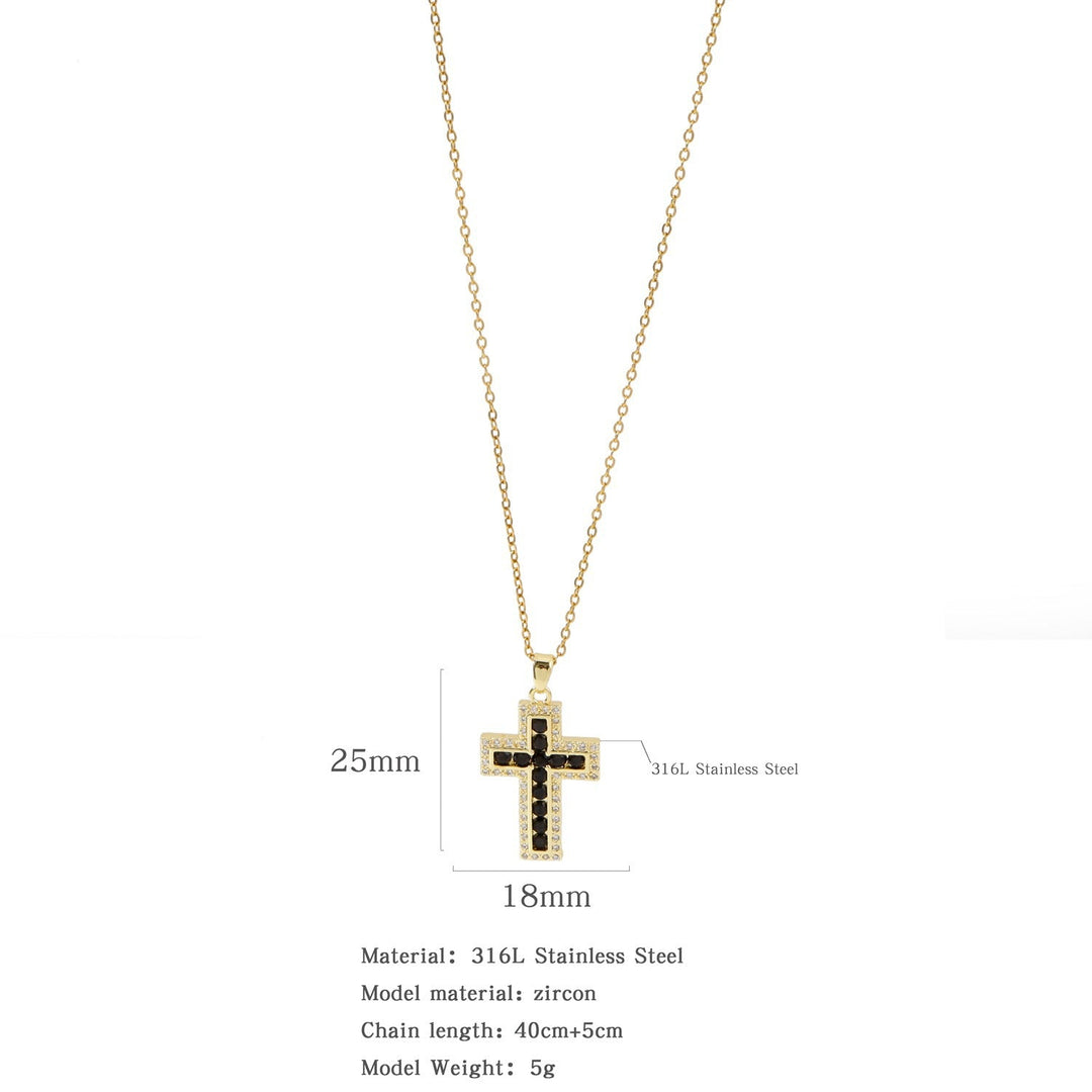 Charm Religious Cross Pendant Necklace