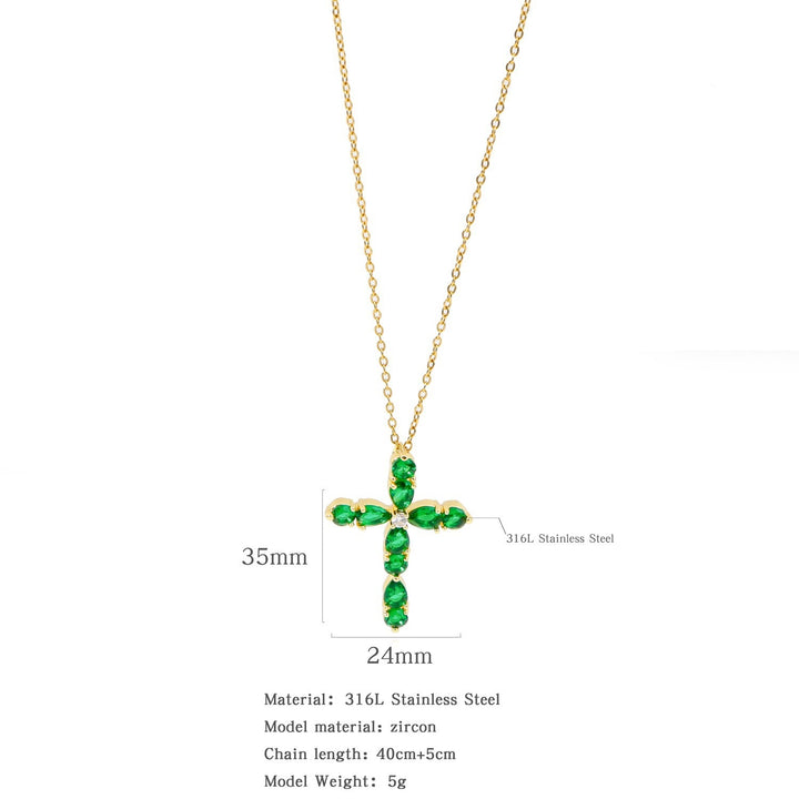 Charm Religious Cross Pendant Necklace