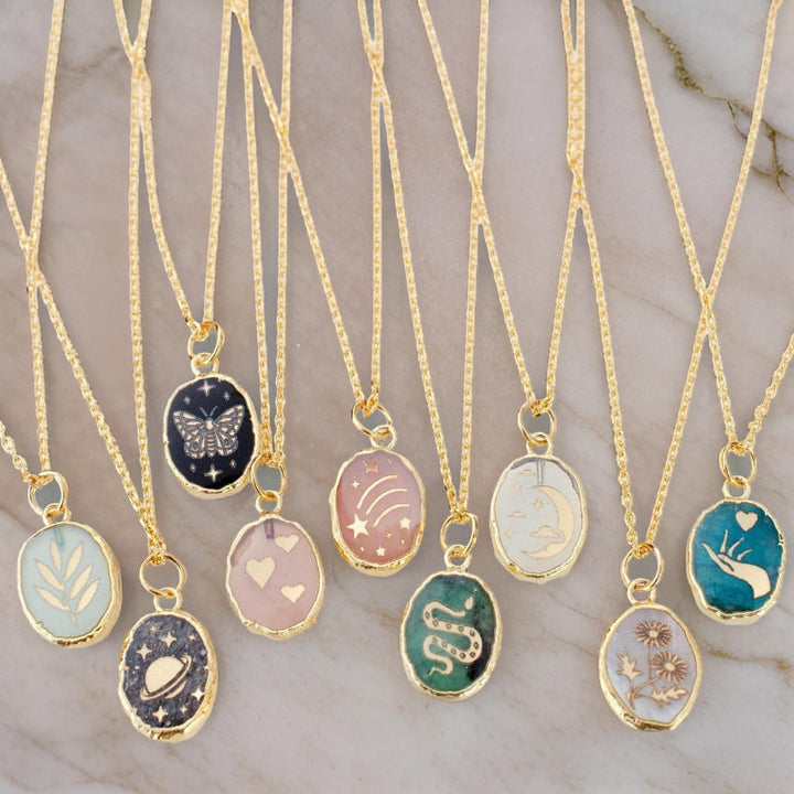 Symbol Stone Necklaces